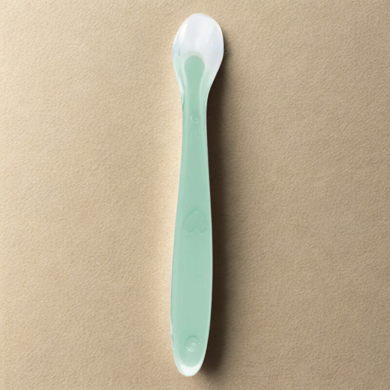 Heat Sensing Baby Spoons Color Changing | Soft Tip First Stage Baby Led Weaning 6+ Months BPA Free