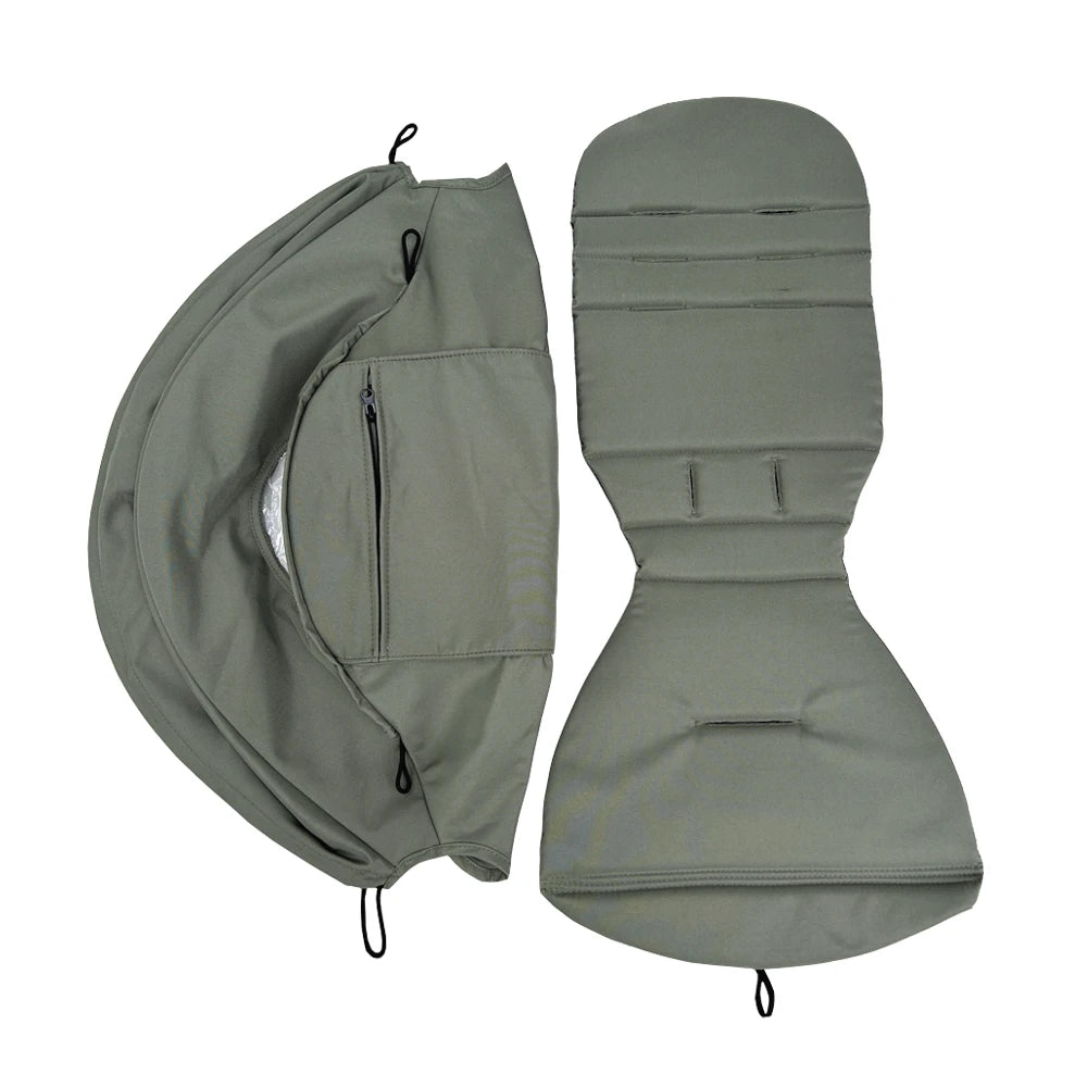 Stroller Replacement Cover Set YOYO Compatible | Waterproof Sunshade Seat Pad UPF50+