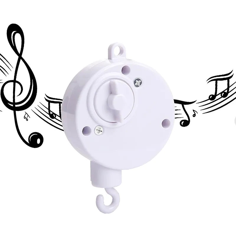 Wooden Musical Baby Mobile for Crib | Premium Nursery Mobile with Rotating Music & Safety Certified Design