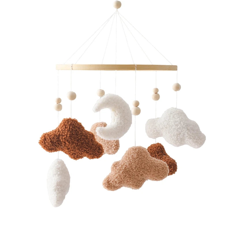 Wooden Musical Baby Mobile for Crib | Premium Nursery Mobile with Rotating Music & Safety Certified Design