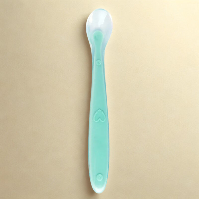 Heat Sensing Baby Spoons Color Changing | Soft Tip First Stage Baby Led Weaning 6+ Months BPA Free