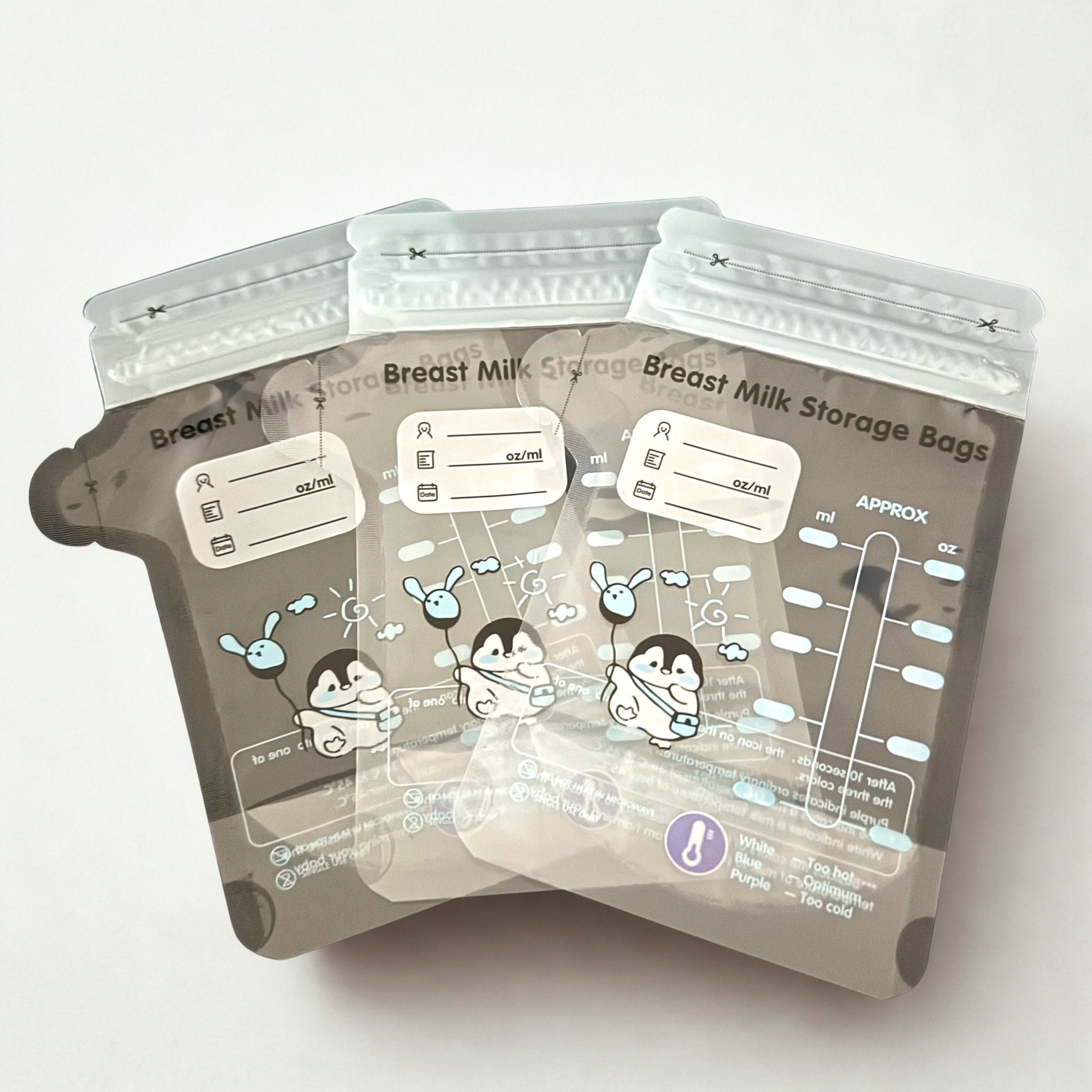 40 Breast Milk Storage Bags | BPA Free Leak Proof Freezer Safe