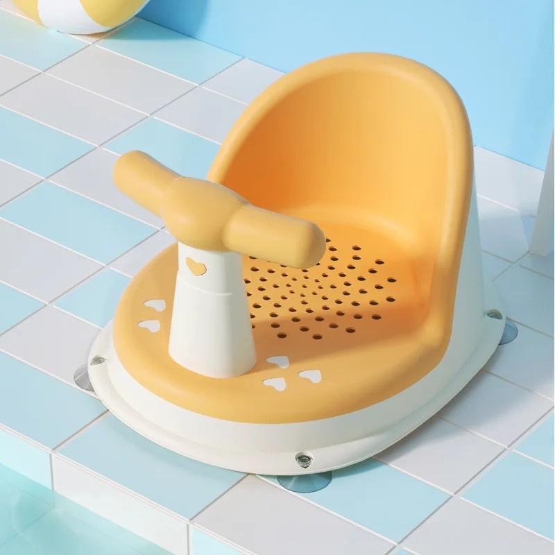 Non-Slip Baby Bath Seat 6+ Months | Infant Chair with 4 Suction Cups