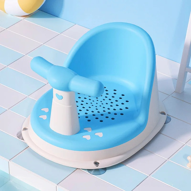 Non-Slip Baby Bath Seat 6+ Months | Infant Chair with 4 Suction Cups