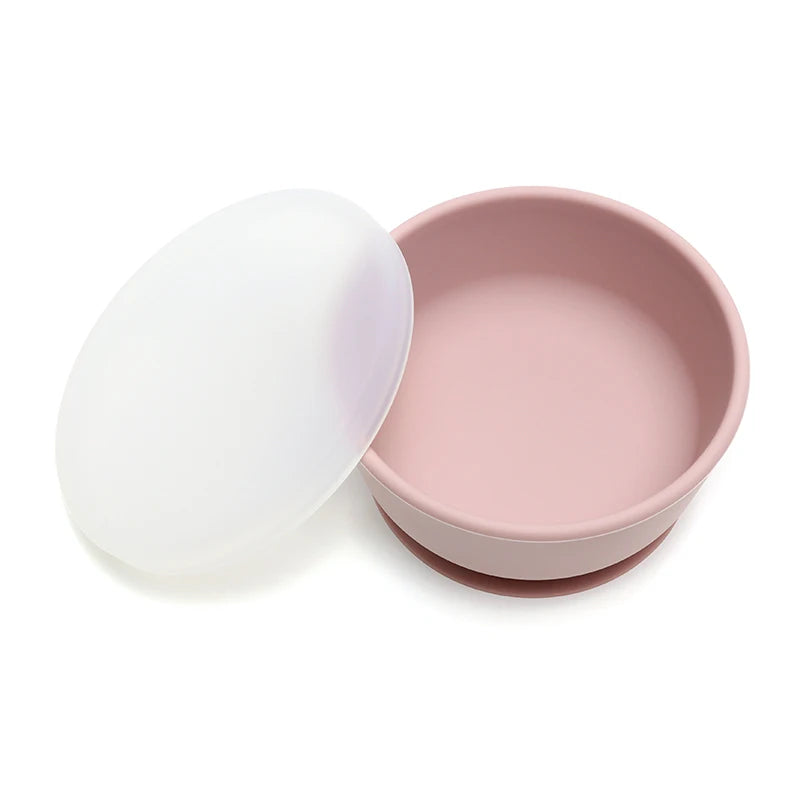 Nordic Silicone Baby Bowl Suction Plate | BPA Free Toddler Dishes 6M-6Y