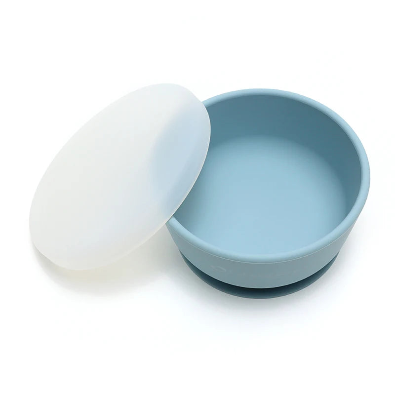 Nordic Silicone Baby Bowl Suction Plate | BPA Free Toddler Dishes 6M-6Y