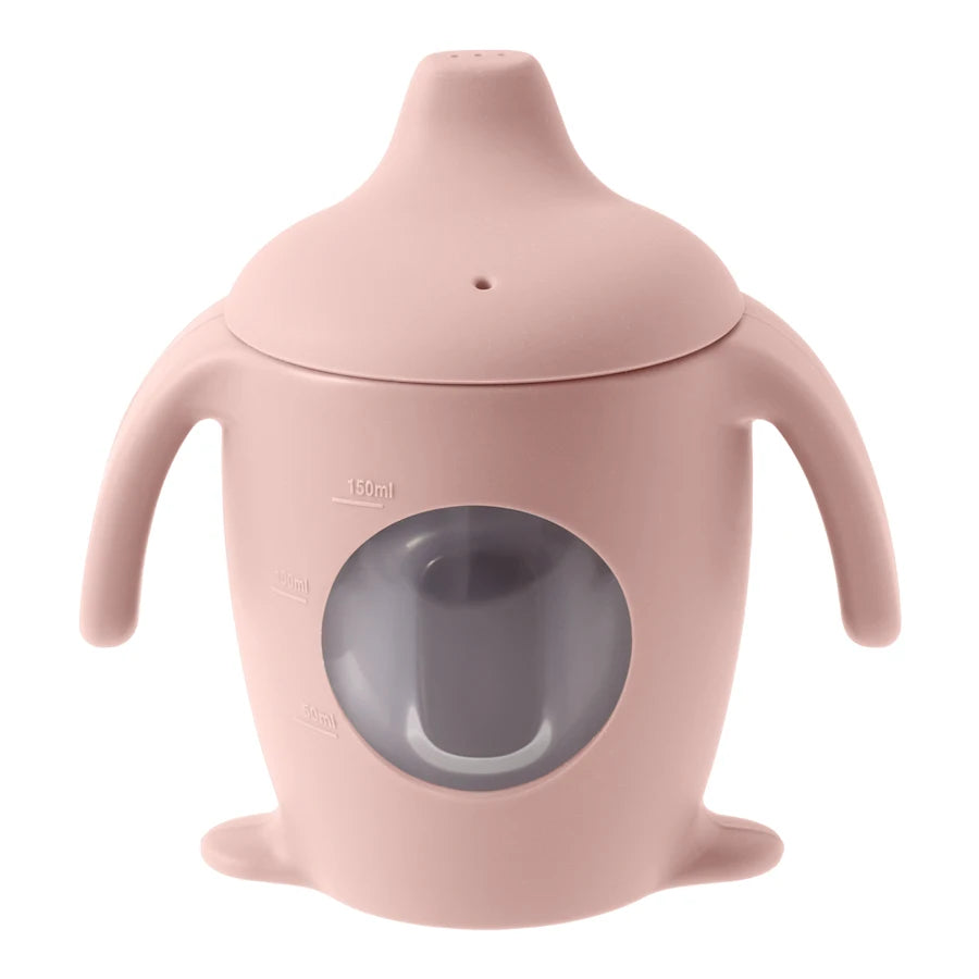 Silicone Sippy Cup Training Cup with Handles | BPA Free Toddler Trainer Cup 160/150ml Baby First Cup