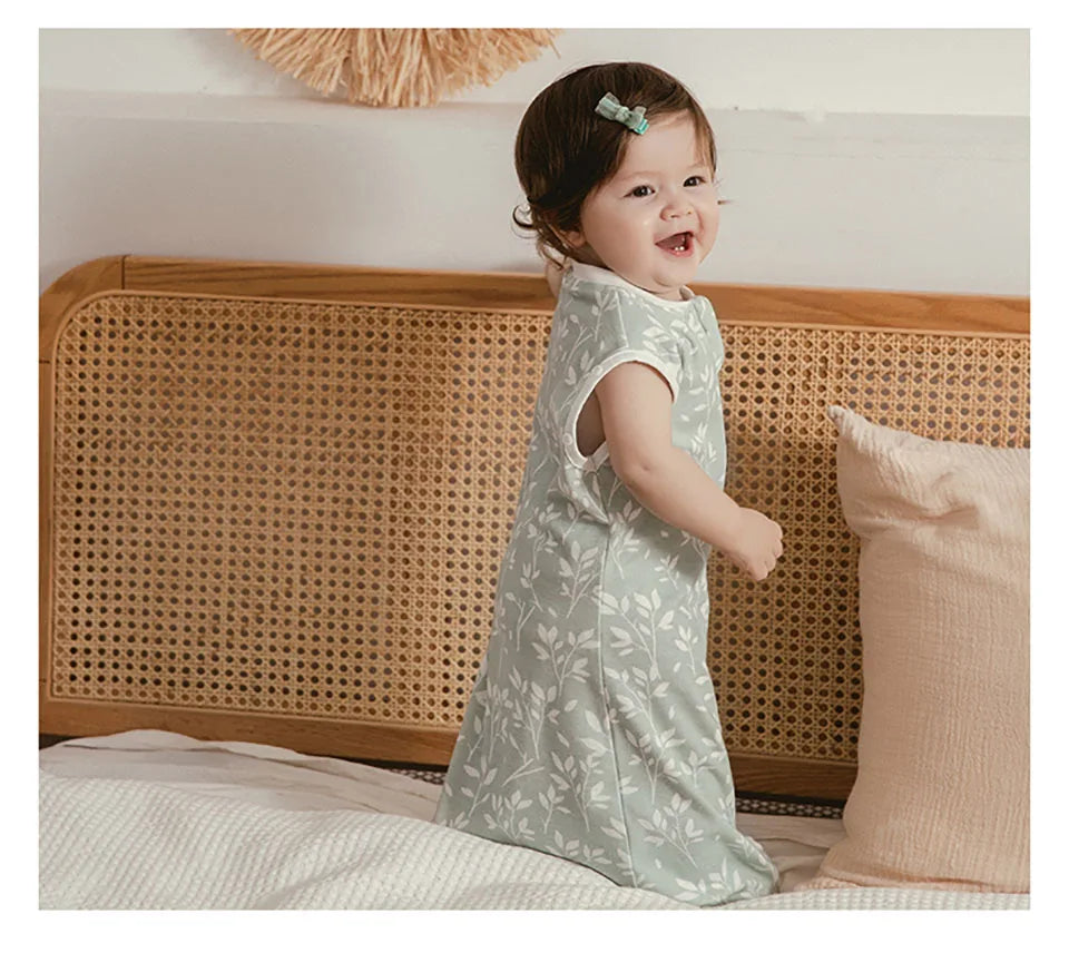 Baby Sleep Sack Wearable Blanket | Cotton Sleeveless 0-12 Months