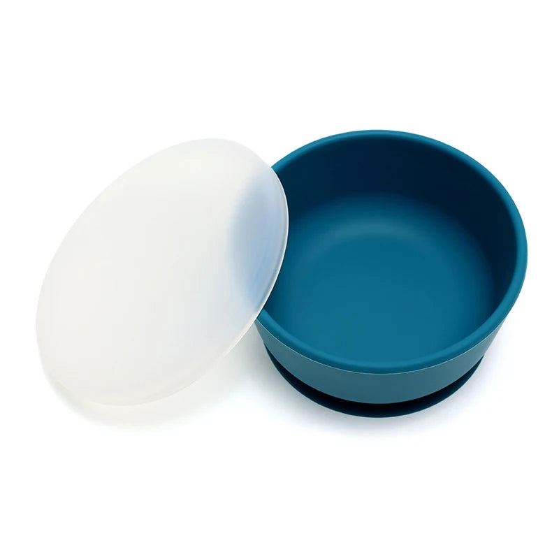 Nordic Silicone Baby Bowl Suction Plate | BPA Free Toddler Dishes 6M-6Y