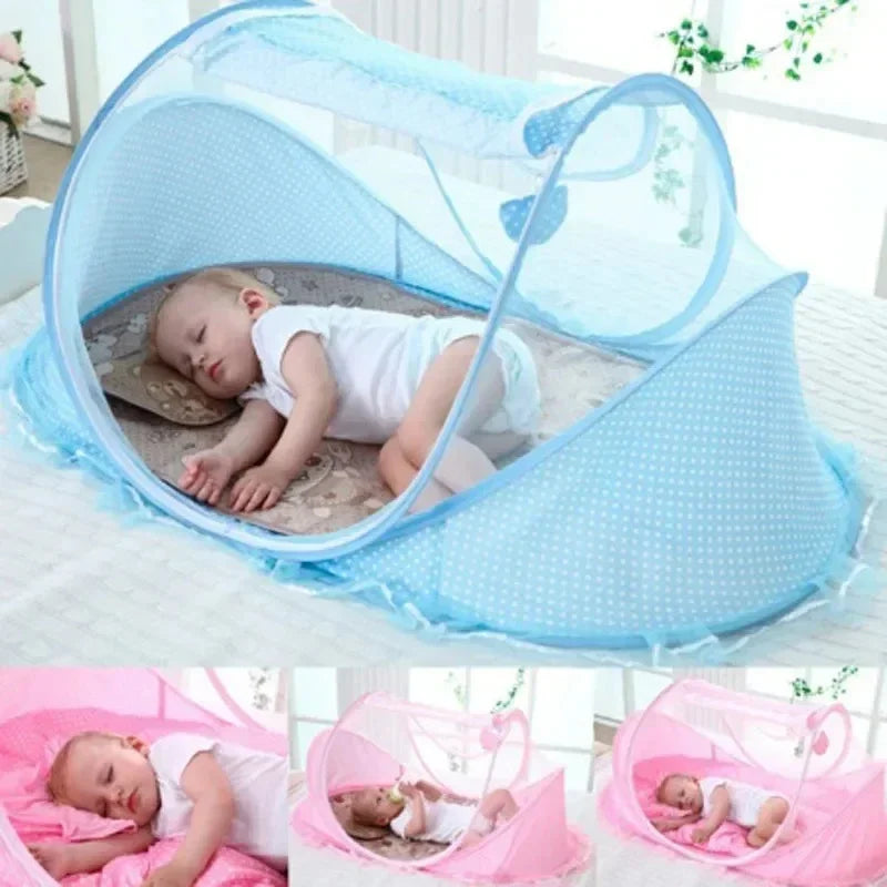 Baby Mosquito Net Portable Travel Tent | Pop Up Foldable 0-3 Years