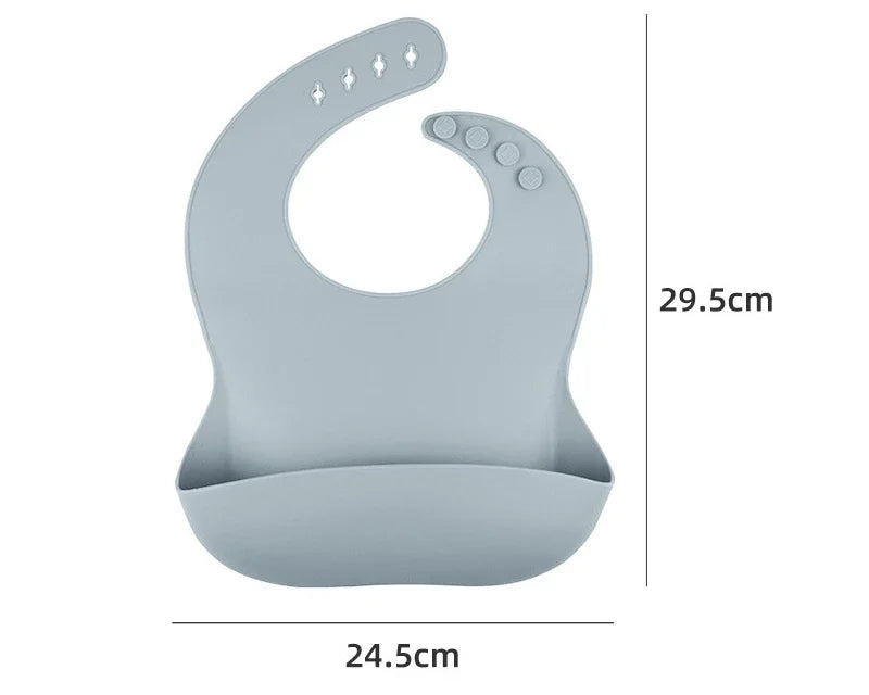 Baby Feeding Set Silicone Suction Plate Bowl Cup Wooden Spoon | BPA Free