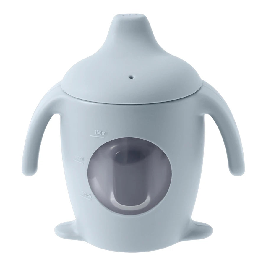 Silicone Sippy Cup Training Cup with Handles | BPA Free Toddler Trainer Cup 160/150ml Baby First Cup