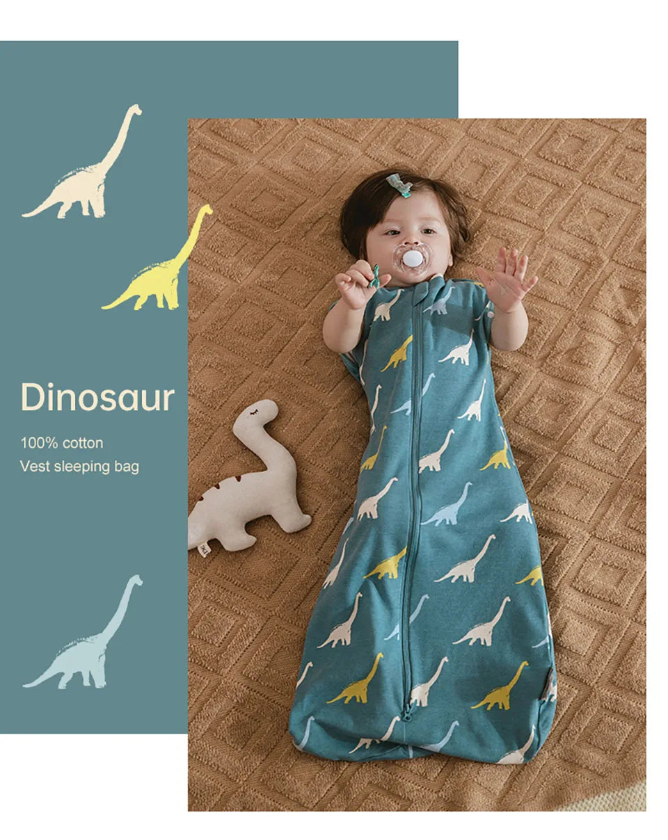 Baby Sleep Sack Wearable Blanket | Cotton Sleeveless 0-12 Months