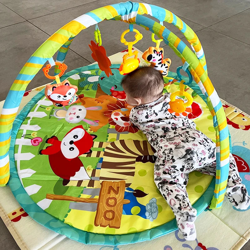 Baby Play Gym Activity Mat | Developmental Sensory Toys 0-12M