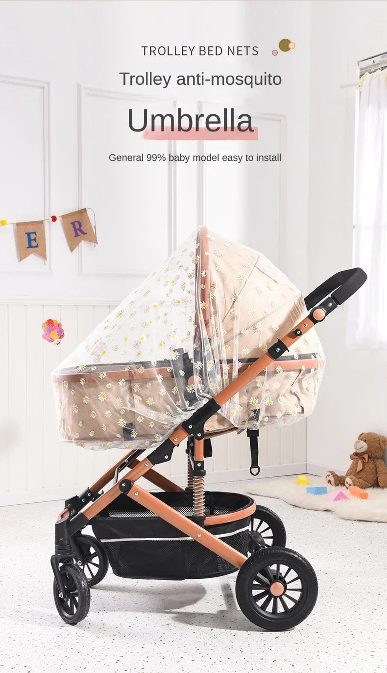 Mosquito Net for Stroller Universal Baby Bug Net | Breathable Mesh Car Seat Bassinet Protection
