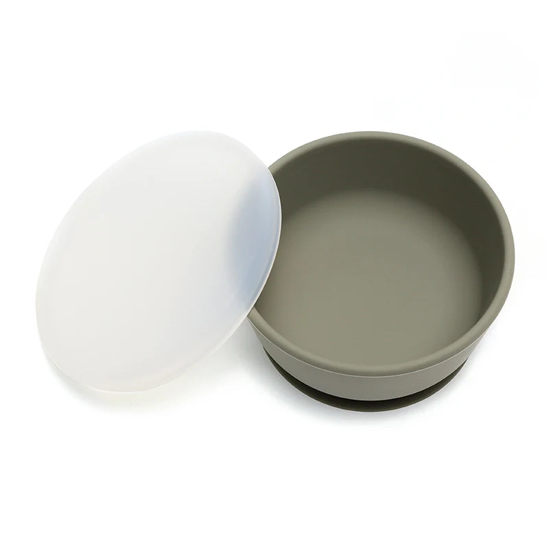 Nordic Silicone Baby Bowl Suction Plate | BPA Free Toddler Dishes 6M-6Y