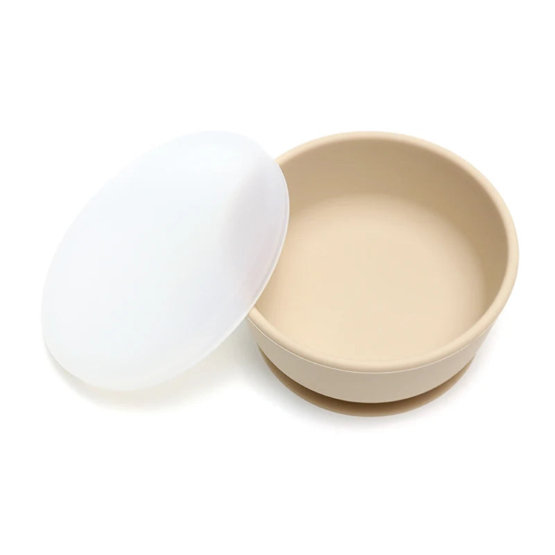 Nordic Silicone Baby Bowl Suction Plate | BPA Free Toddler Dishes 6M-6Y