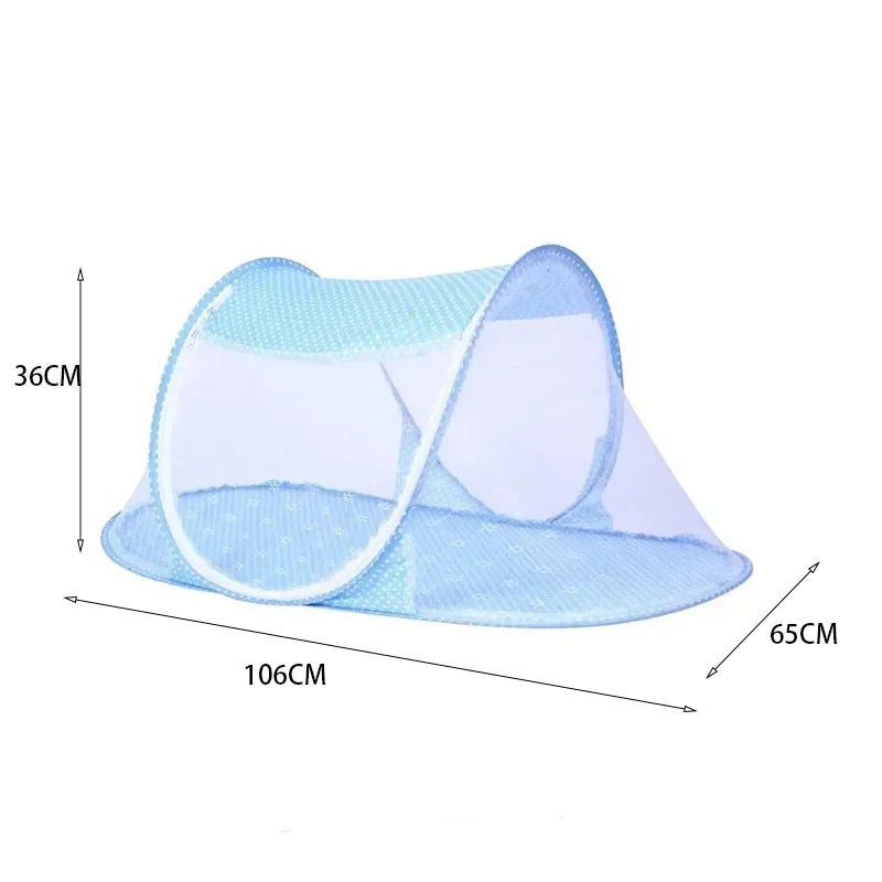 Baby Mosquito Net Portable Travel Tent | Pop Up Foldable 0-3 Years