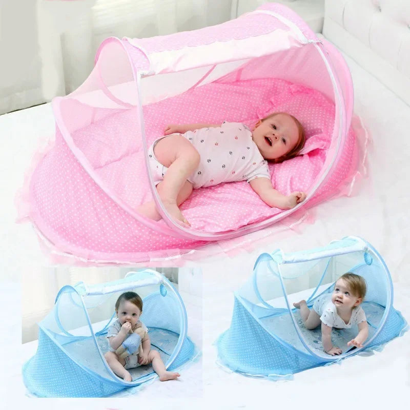 Baby Mosquito Net Portable Travel Tent | Pop Up Foldable 0-3 Years