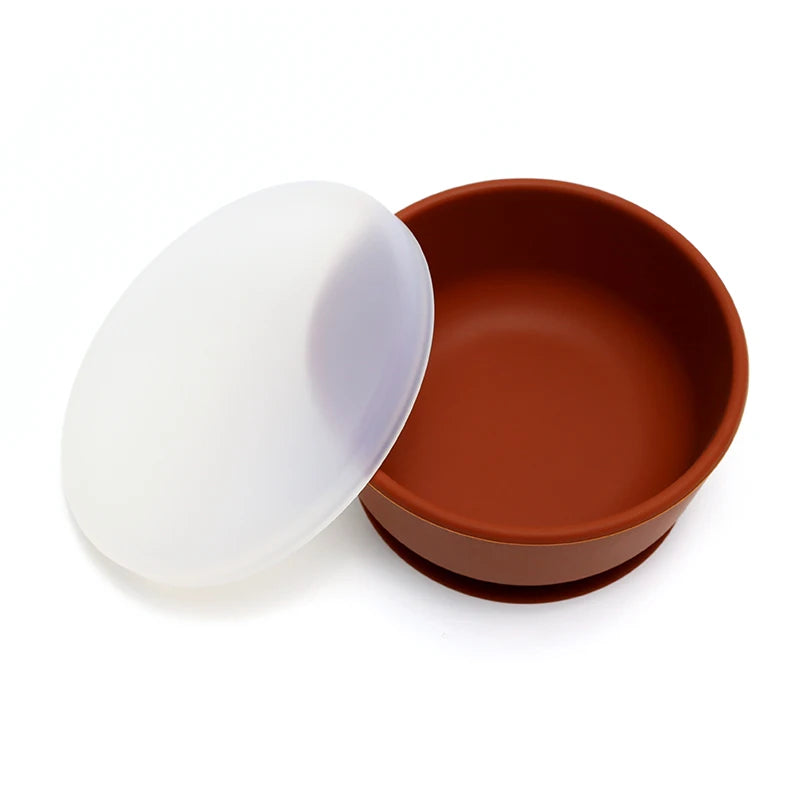 Nordic Silicone Baby Bowl Suction Plate | BPA Free Toddler Dishes 6M-6Y