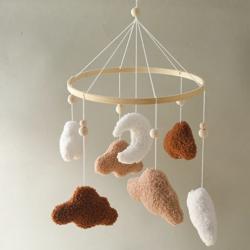 Wooden Musical Baby Mobile for Crib | Premium Nursery Mobile with Rotating Music & Safety Certified Design