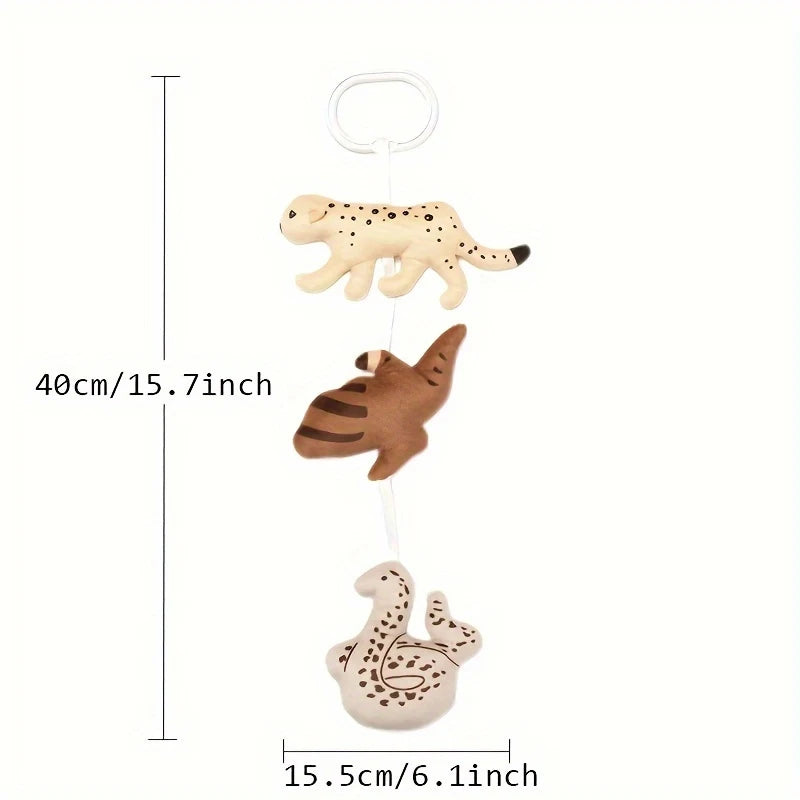 Baby Mobile Hanging Crib Toys | Soft Animal Set Clip-On 0–36m