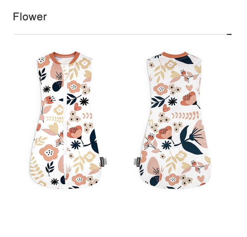 Baby Sleep Sack Wearable Blanket | Cotton Sleeveless 0-12 Months