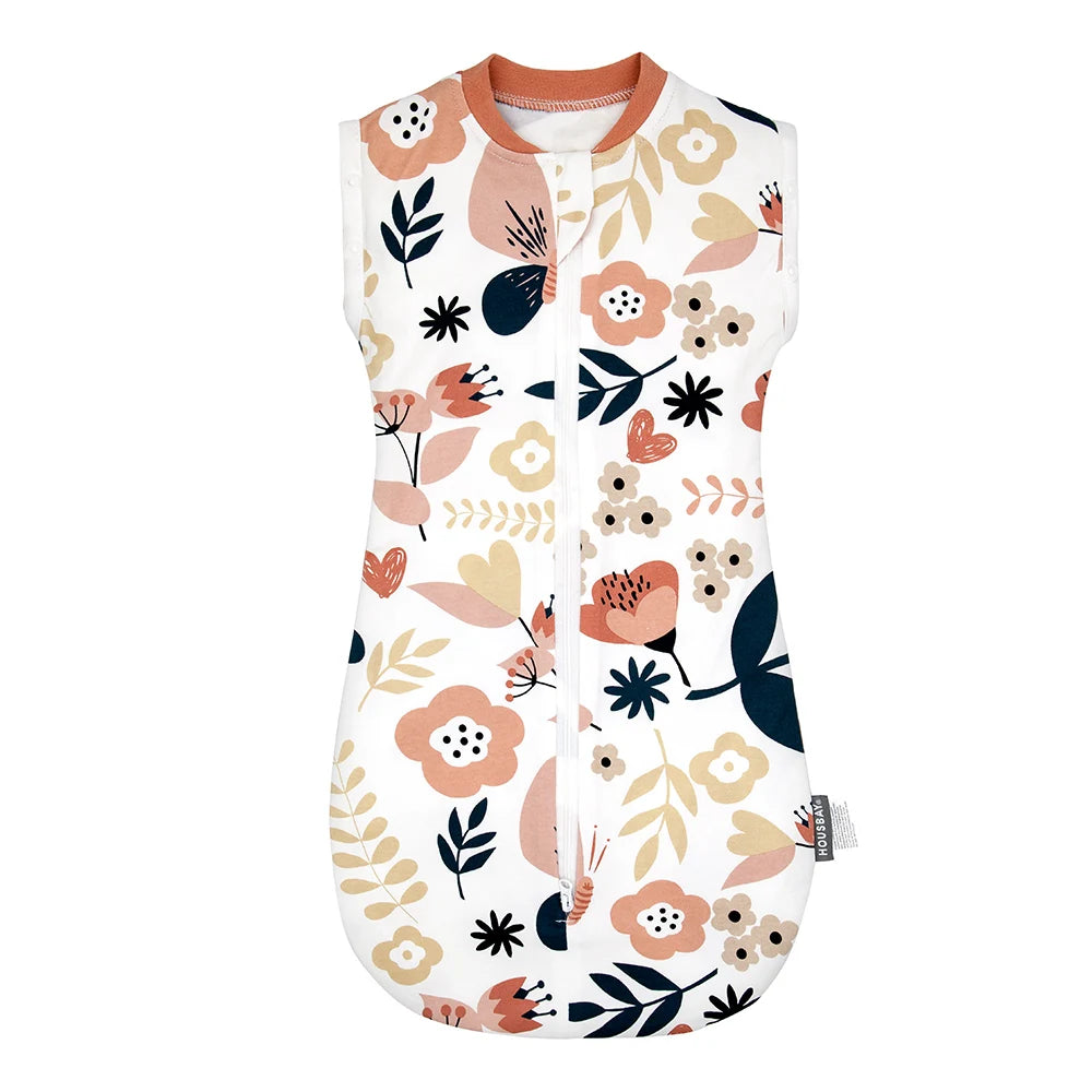 Baby Sleep Sack Wearable Blanket | Cotton Sleeveless 0-12 Months