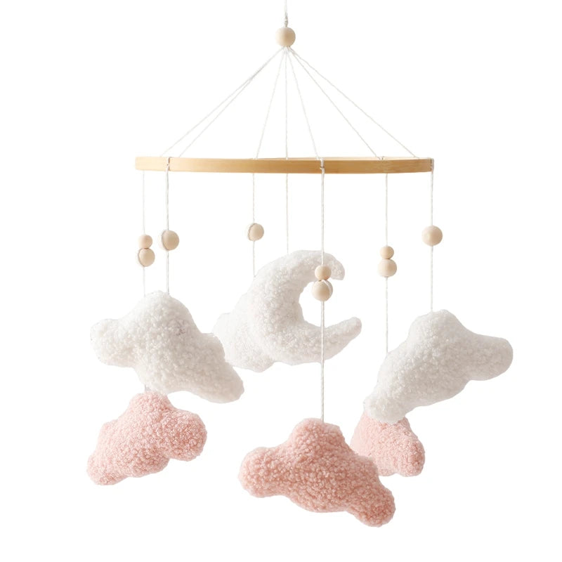 Wooden Musical Baby Mobile for Crib | Premium Nursery Mobile with Rotating Music & Safety Certified Design