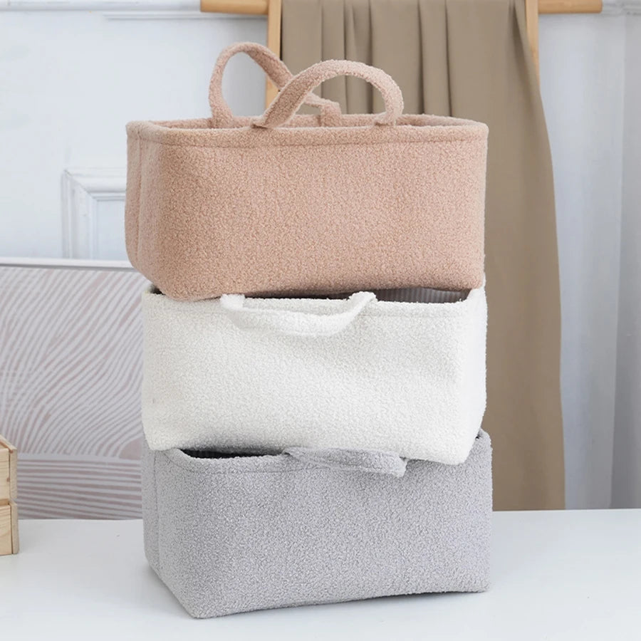Travel Portable Diaper Bag Organizer | Multifunctional Baby Storage Basket