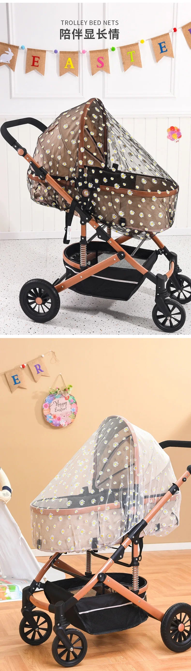 Mosquito Net for Stroller Universal Baby Bug Net | Breathable Mesh Car Seat Bassinet Protection