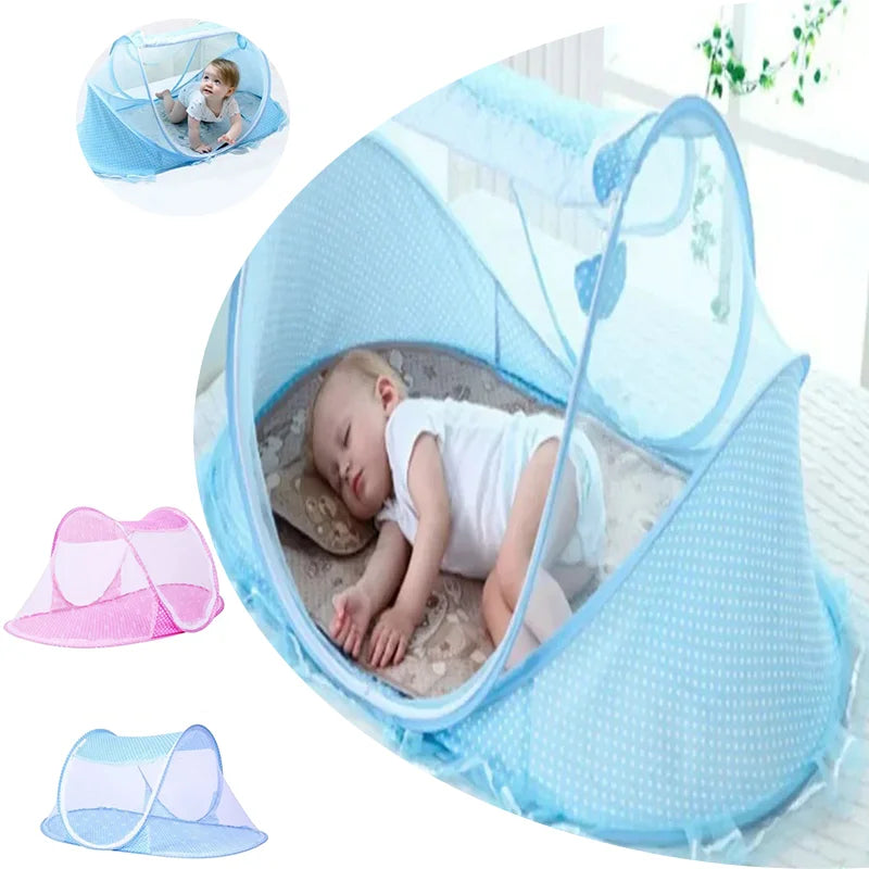 Baby Mosquito Net Portable Travel Tent | Pop Up Foldable 0-3 Years