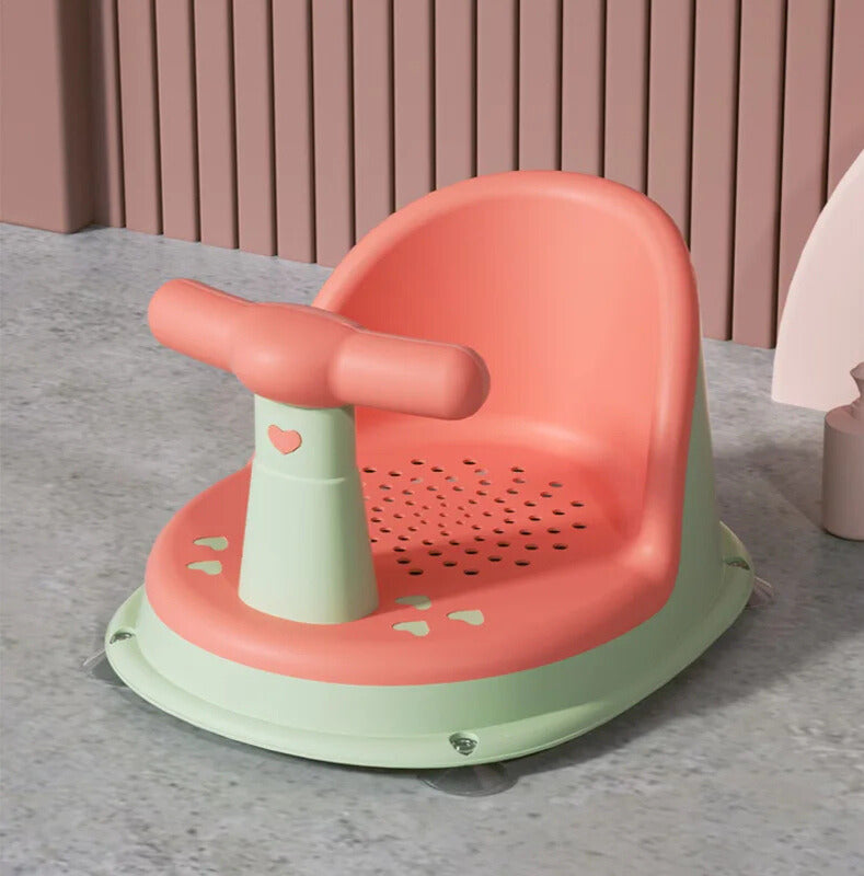 Non-Slip Baby Bath Seat 6+ Months | Infant Chair with 4 Suction Cups