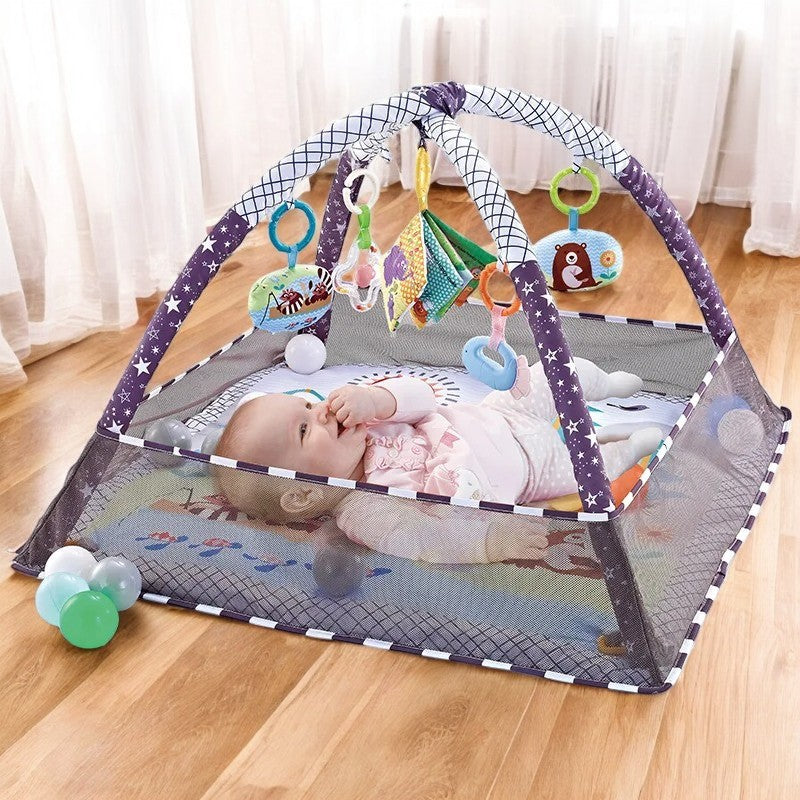 Baby Play Gym Activity Mat | Developmental Sensory Toys 0-12M