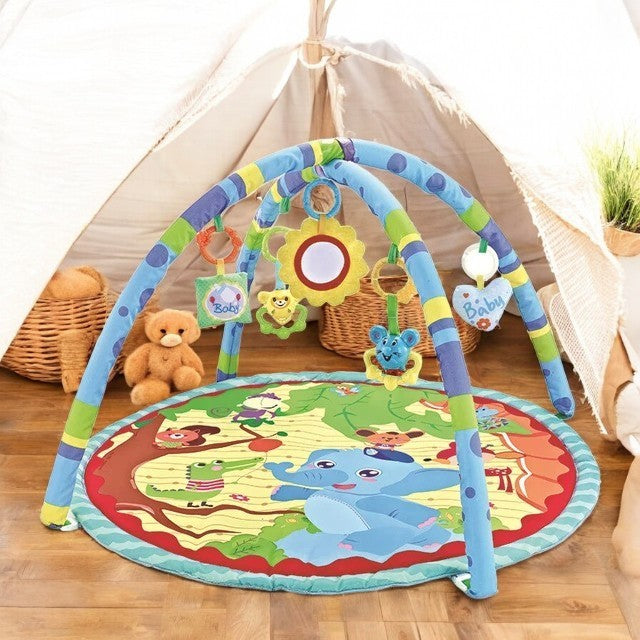 Baby Play Gym Activity Mat | Developmental Sensory Toys 0-12M