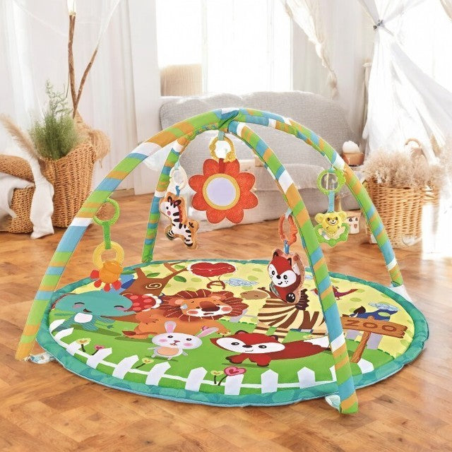 Baby Play Gym Activity Mat | Developmental Sensory Toys 0-12M